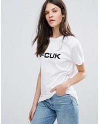 French Connection Fcuk Bold Print T Shirt