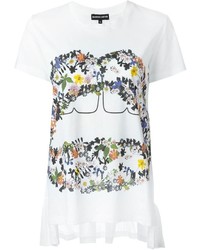 Markus Lupfer Floral Mouth Print T Shirt