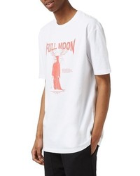 Topman Full Moon Graphic T Shirt