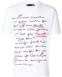 Love Moschino Handwriting Print T Shirt