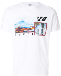Kenzo Landscape Print T Shirt