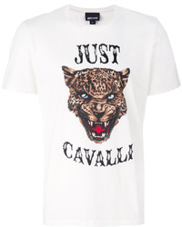 Just Cavalli Lion Print T Shirt