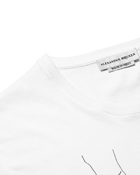 Alexander McQueen London Printed Cotton Jersey T Shirt