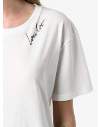 Saint Laurent Lou Lou Print T Shirt