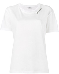 Saint Laurent Lou Lou Print T Shirt