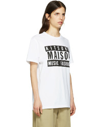 MAISON KITSUNE Maison Kitsun Ssense White Maison 18 T Shirt