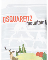 Dsquared2 Mountain Life Print T Shirt