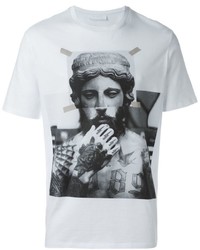 Neil Barrett Statue Print T Shirt