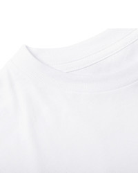 Saturdays Nyc Nyc Stencil Printed Cotton Jersey T Shirt