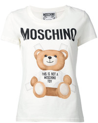 Moschino Paper Doll Toy Bear Print T Shirt