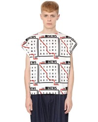 J.W.Anderson Printed Cotton Blend Jersey T Shirt