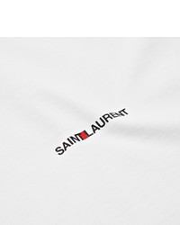 Saint Laurent Printed Cotton Jersey T Shirt