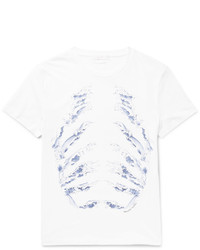 Alexander McQueen Printed Cotton Jersey T Shirt