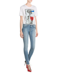 Dsquared2 Printed Cotton T Shirt