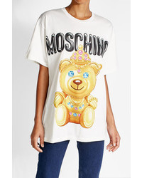 Moschino Printed Cotton T Shirt