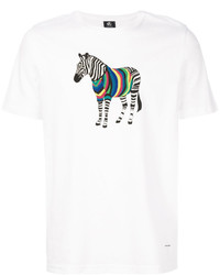 Paul Smith Ps By Giraffe Print T Shirt
