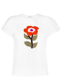 RED Valentino Flower Print T Shirt