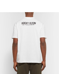 Neil Barrett Rocky Elton Printed Cotton Jersey T Shirt