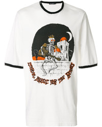 Dolce & Gabbana Royal Skeleton Print T Shirt