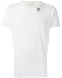 Saint Laurent Tiger Initial Print T Shirt