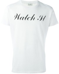 Saint Laurent Watch It Print T Shirt
