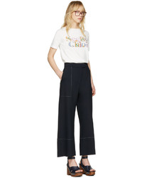 See by Chloe See By Chlo Off White Logo T Shirt