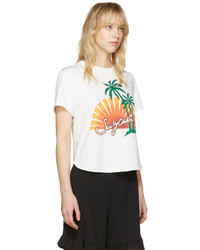 See by Chloe See By Chlo Off White Palm Tree T Shirt