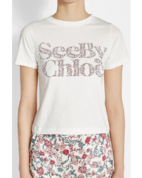 See by Chloe See By Chlo Printed Cotton T Shirt