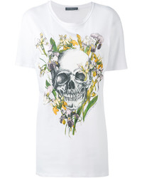 Alexander McQueen Skull Print Boyfriend T Shirt