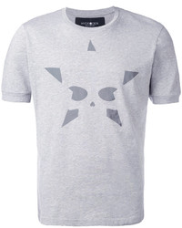 Hydrogen Skull Print T Shirt