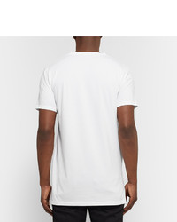 Balmain Slim Fit Printed Cotton Jersey T Shirt