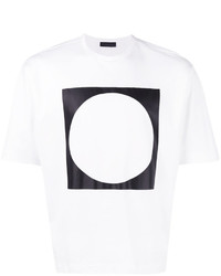Diesel Black Gold Square Circle Print T Shirt