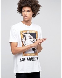 Love Moschino Statue Print T Shirt