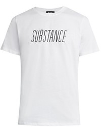 A.P.C. Substance Print Cotton T Shirt