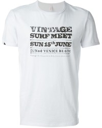 Sun 68 Vintage Surf Print T Shirt