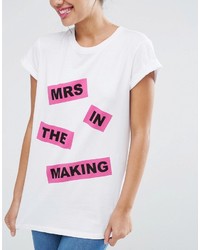 Asos T Shirt With Bridal Mrs In The Making Print