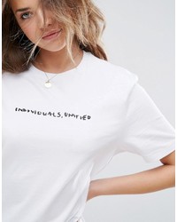 Asos T Shirt With Individuals Unified Print