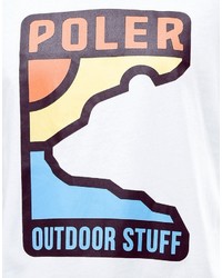 Poler T Shirt With Mountain Print