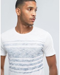 ONLY & SONS T Shirt With Reverse Stripe Print