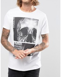 Asos T Shirt With Sketchy Skull Print