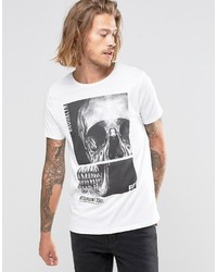 Asos T Shirt With Sketchy Skull Print