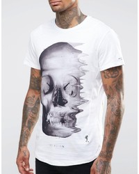 Religion T Shirt With Skull Graphic Print