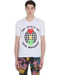 Love Moschino The World Of Love Printed Jersey T Shirt