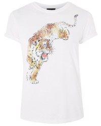 Topshop Tiger Graphic T Shirt