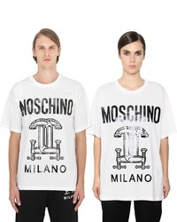 Moschino Tools Printed Cotton Jersey T Shirt