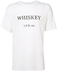The Elder Statesman Whiskey Print T Shirt