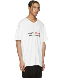 Niløs White Graphic T Shirt