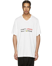 Niløs White Graphic T Shirt