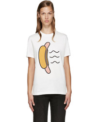 Acne Studios White Hot Dog Taline T Shirt