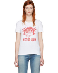 Visvim White Motor Club Basic Dry T Shirt